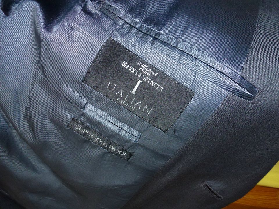 Herrenanzug - Marks & Spencer Anzug – Farbe Grau - 100's Wolle in Kevelaer