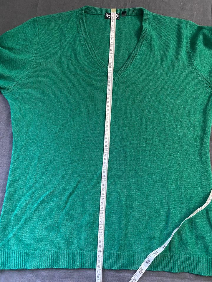 Grüner Cecilia Classics Seide Kaschmir Pullover Sweater Gr. L 40 in Attenkirchen