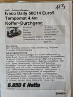 Mit TÜV IVECO DAILY Kastenwagen Ideal für Transportaufgaben Bayern - Nürnberg (Mittelfr) Vorschau