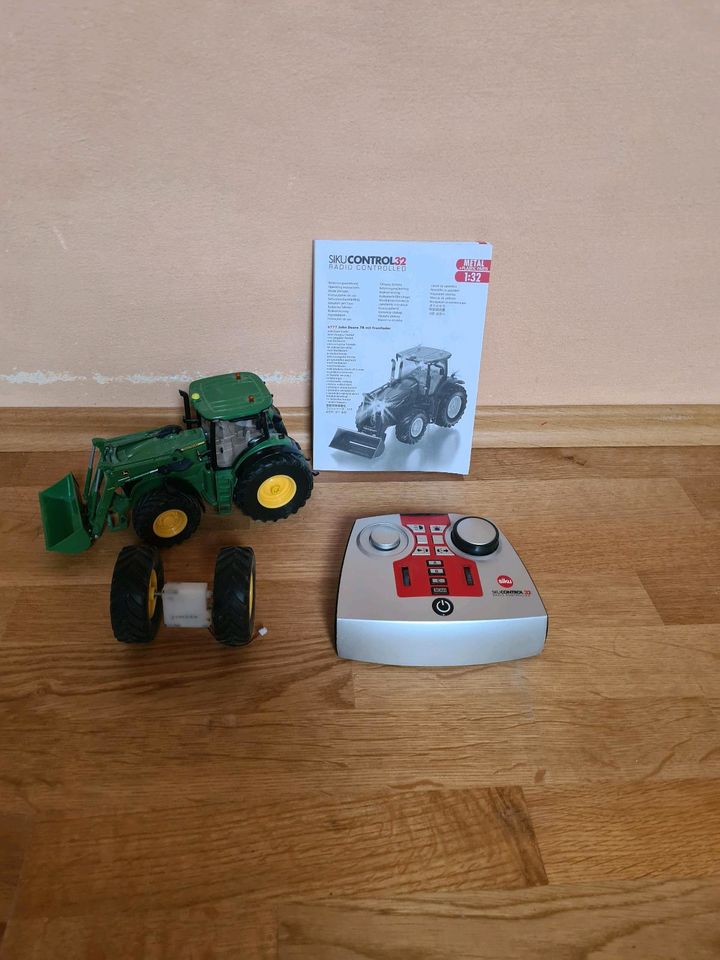 Siku 6777 Rc John Deere 7r mit Frontlader, Für Bastler in Appenweier