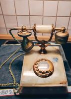 Retro Marmor Telefon Nostalgie Wählscheibe Vintage Baden-Württemberg - Kupferzell Vorschau