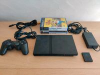 Playstation 2 (slim) mit 4 Spielen Baden-Württemberg - Holzmaden Vorschau