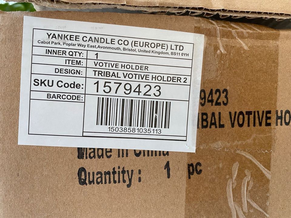 YANKEE CANDLE Tribal Stone Votivkerzenhalter OVP in Mörfelden-Walldorf