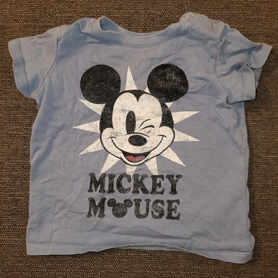 T-Shirt Mickey Mouse Größe 74/80 von H&M Disney in Willebadessen