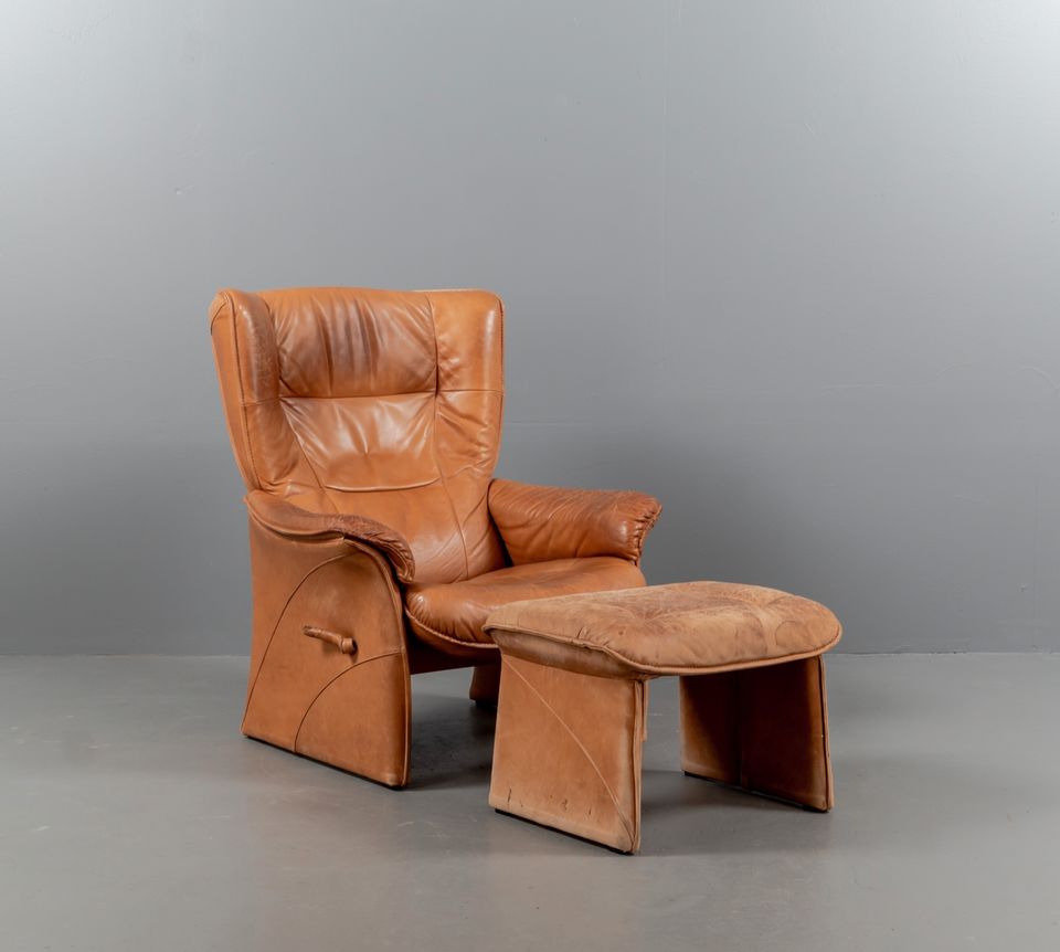 Vintage Leather Armchair by Söderberg, Sweden in Köln