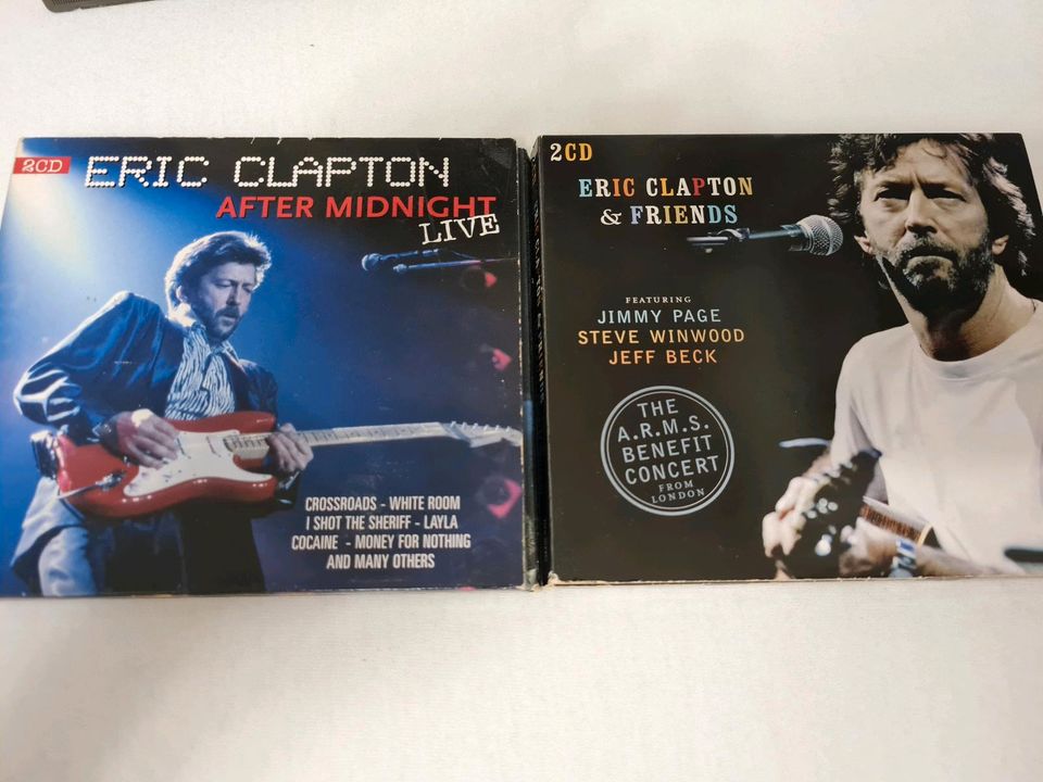 Eric Clapton Sammlung CD MC Bücher Tourbook Tickets live DVD Box in Kiel