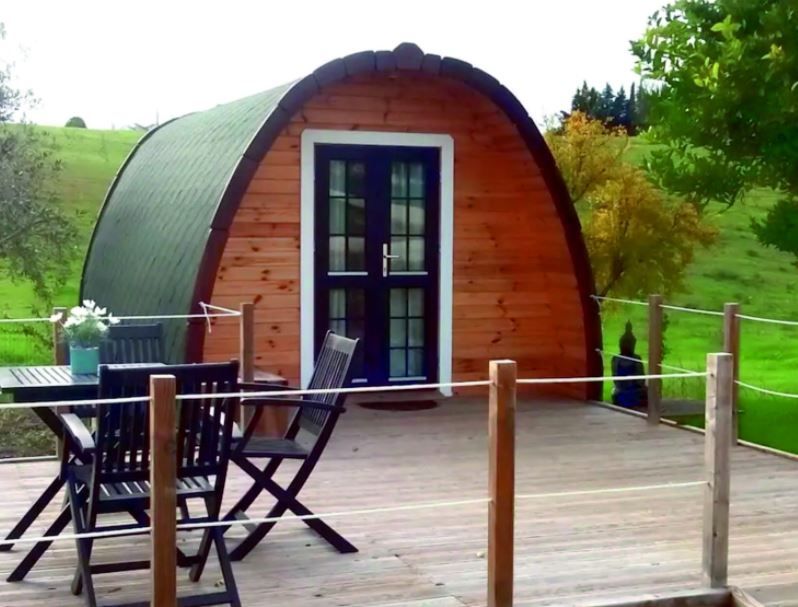 Camping POD Glamping L590 B300cm 2 Räume Kiefer wohnstatt in Rietberg