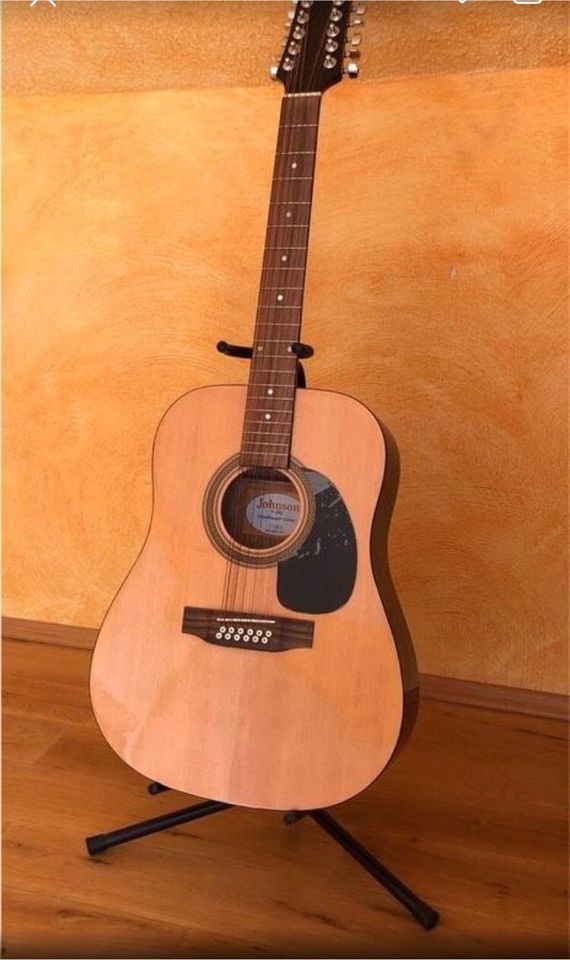 Johnson by AXL Dreadnaught Guitar JD 2-/12 neu und unbespielt in Helmeroth