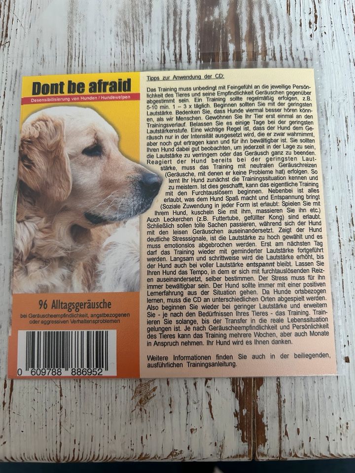 CD „Dont be afraid“ Desensibilisierung von Hunden/Hundewelpen in Flensburg