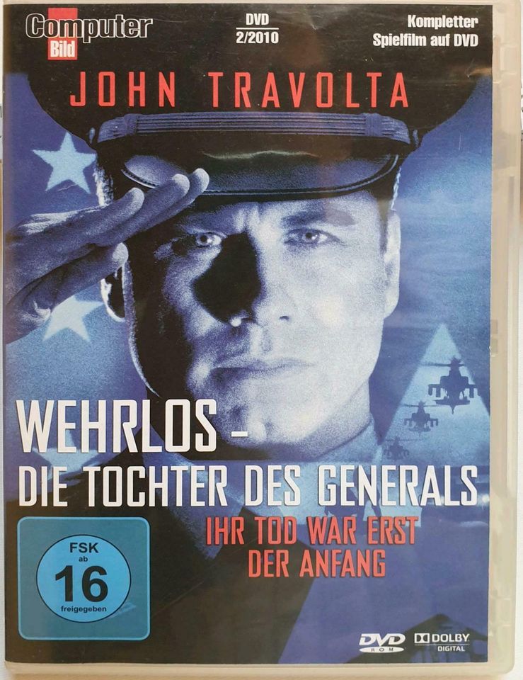 DVD WEHRLOS DIE TOCHTER DES GENERALS John Travolta 1999 FSK16 in Griesstätt