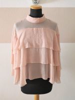 Rosa Volants Bluse von Zara, Gr. L Bayern - Geisenhausen Vorschau