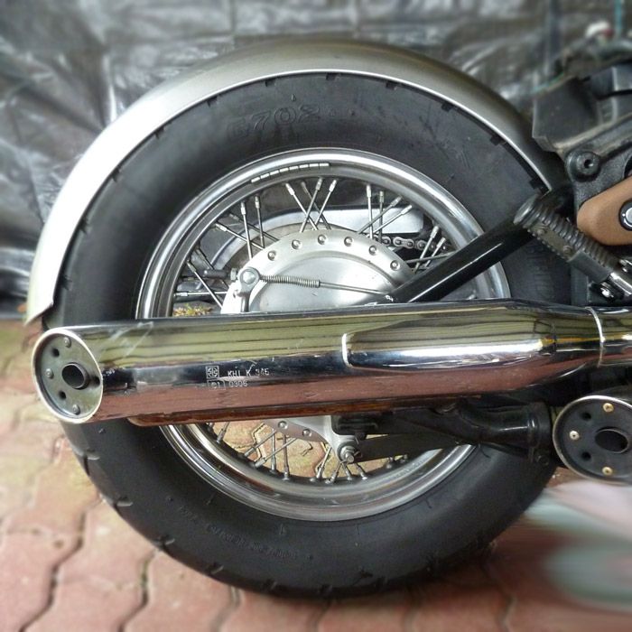 Motorrad Stahlfender Fender Custombike Größen von 130 bis 200 mm in Dormagen