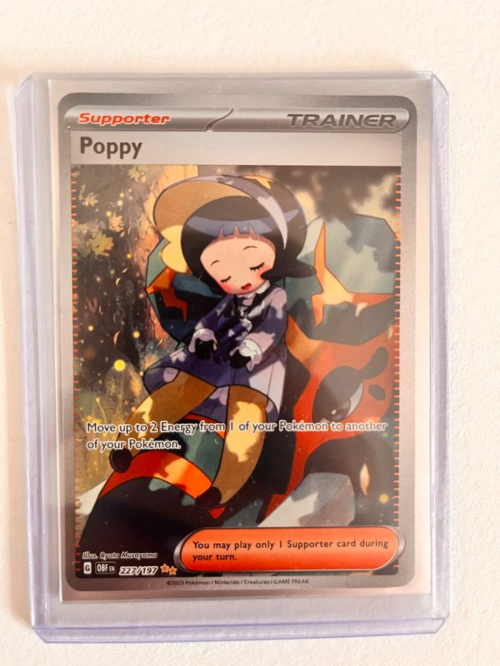 Pokemon Trainerkarte Poppy 227/197 in Nordrhein-Westfalen