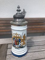 Bierkrug mit Deckel mit Wappen Bayern - Simbach Vorschau