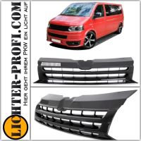 Kühlergrill schwarz Hochglanz ohne Emblem für VW T5 GP Facelift Hessen - Calden Vorschau