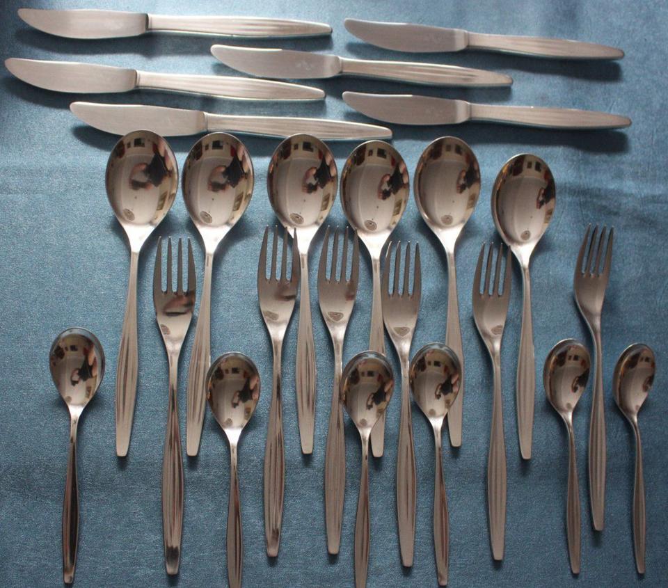 Wagenfeld Besteck WMF Bauhaus Design 3600 Silber Atlanta Wagenfeld Besteck WMF Bauhaus Design 3600 Silber Atlanta