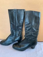 Schwarze Lederstiefel Gabor echt vintage Frankfurt am Main - Westend Vorschau