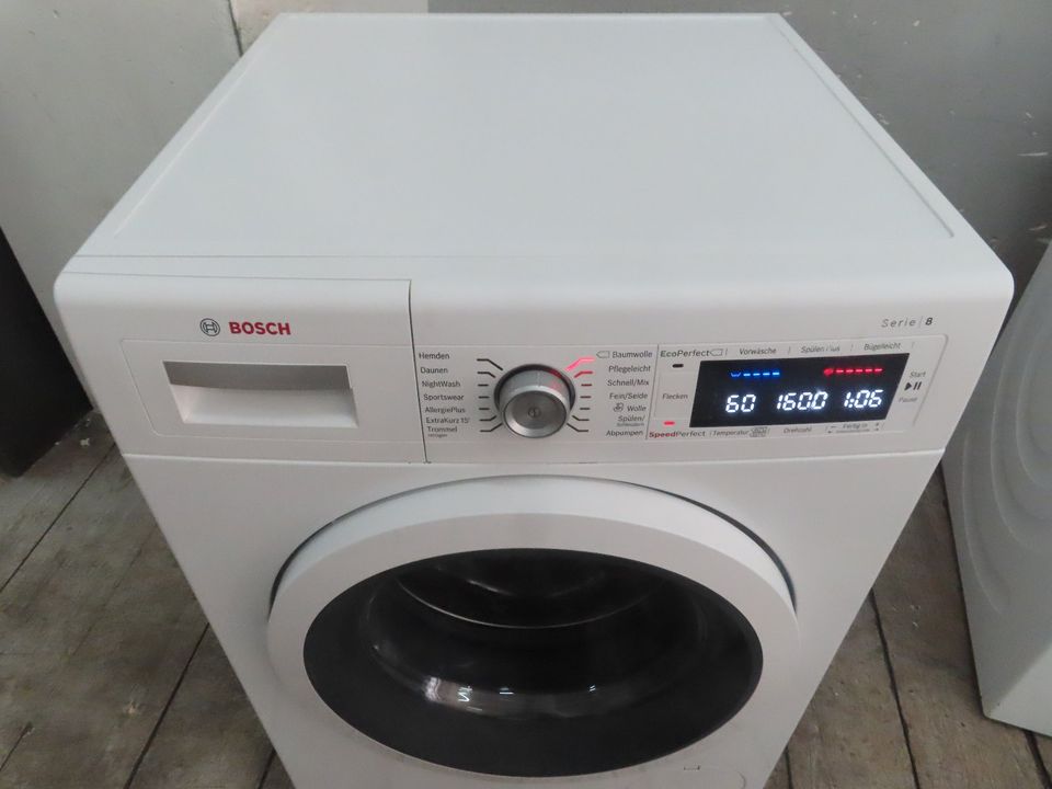 Waschmaschine BOSCH 9kg A+++ Serie 8 1600 1 Jahr Garantie in Berlin