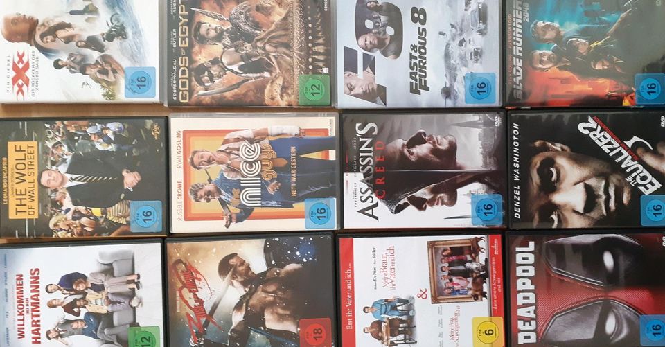 12 DVD Filme in Lindenberg im Allgäu