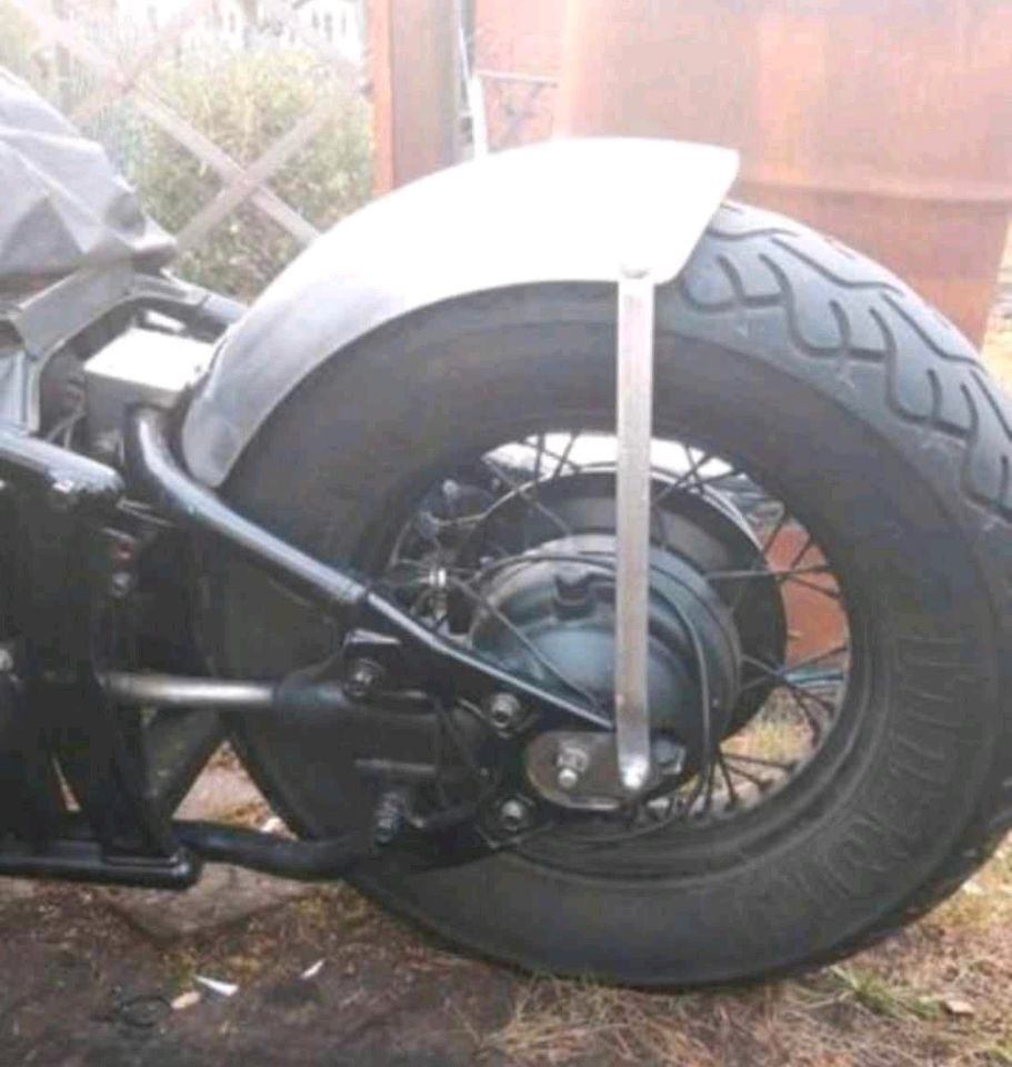 Streben für Fender XVS 650 & 1100, Heckfender Halter Bobber in Senftenberg