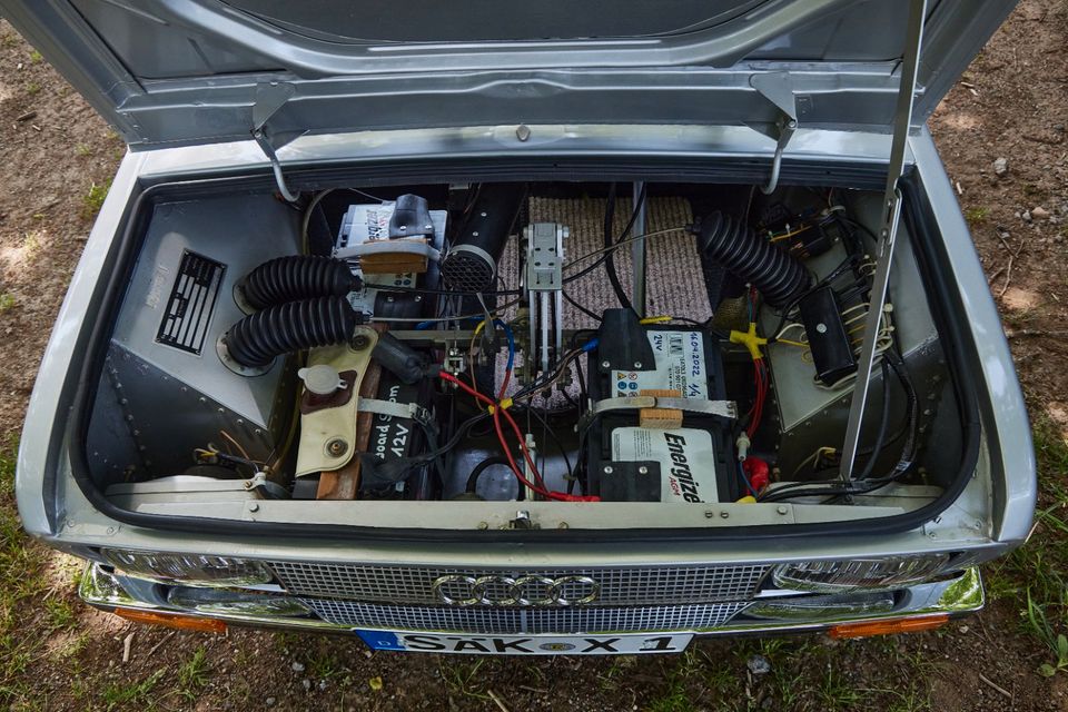 Oldtimer Microcar Audi X 1 Unikat ,  E - Cabriolet von 1983 in Rickenbach