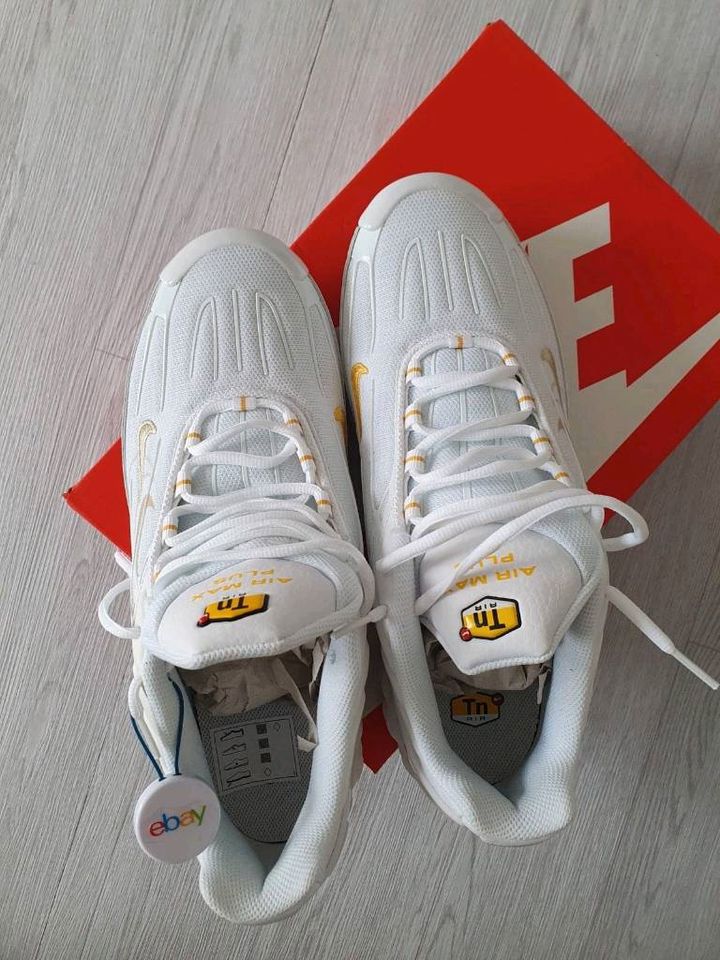 Nike Air Max Plus 3 TN White/Gold Neu in Eschwege