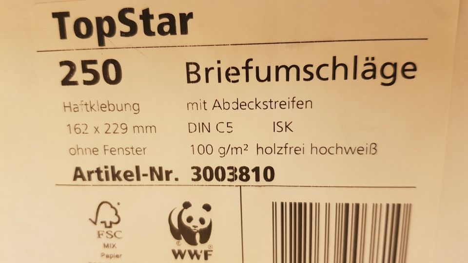 Briefumschläge NEU DIN C5 ca. 220 Stück in Straubing