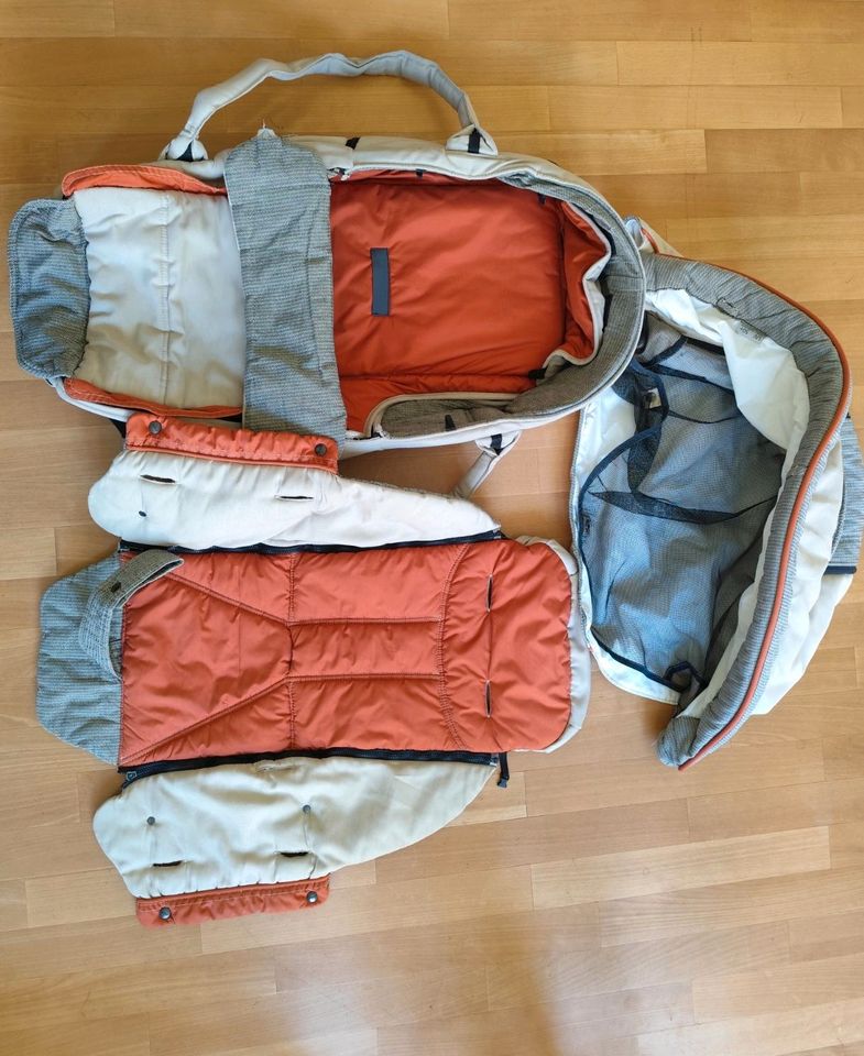 Weiche Babywanne für Kinderwagen in Beige-Orange Teutonia in Hamburg