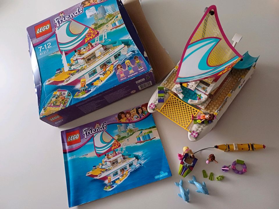 Wie Neu vollständig Lego Friends Sonnen Katamaran Boot Schiff 413 in Hannover