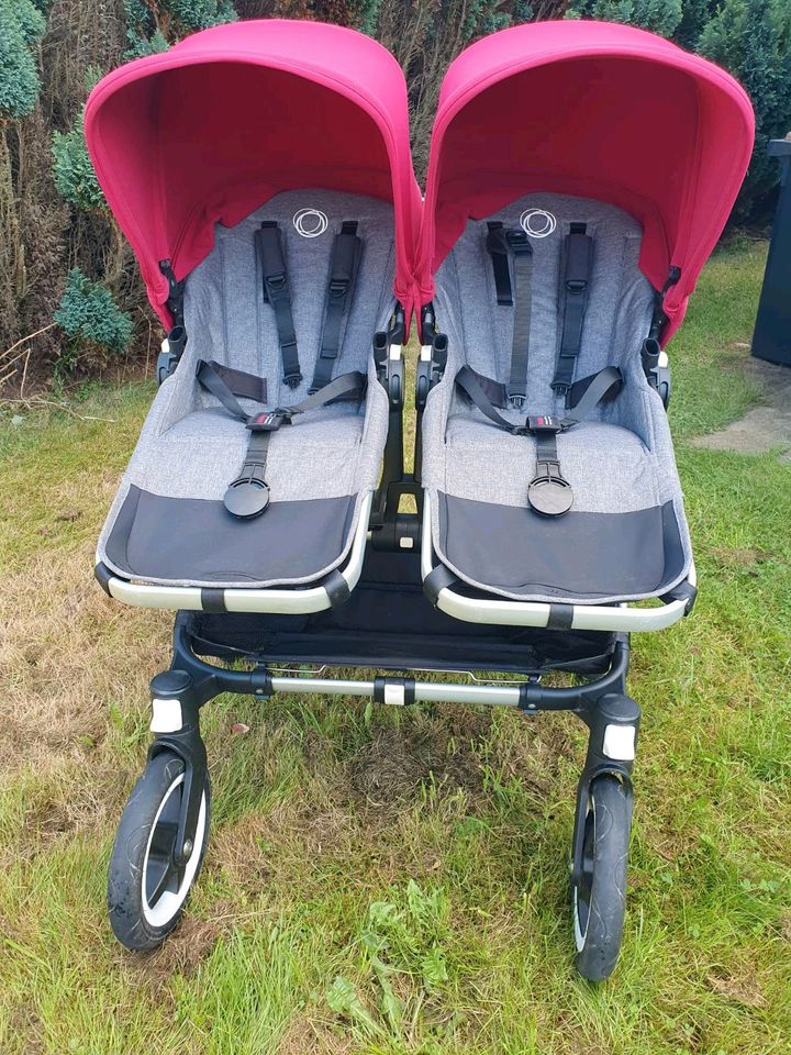 Kinderwagen, Zwillingswagen, Bugaboo, Geschwisterwagen, Gesamtpak in Nordholz