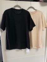 Neu Waffelstrick Shirt T-Shirt schwarz beige grau M 38 L 40 Saarbrücken-Dudweiler - Dudweiler Vorschau