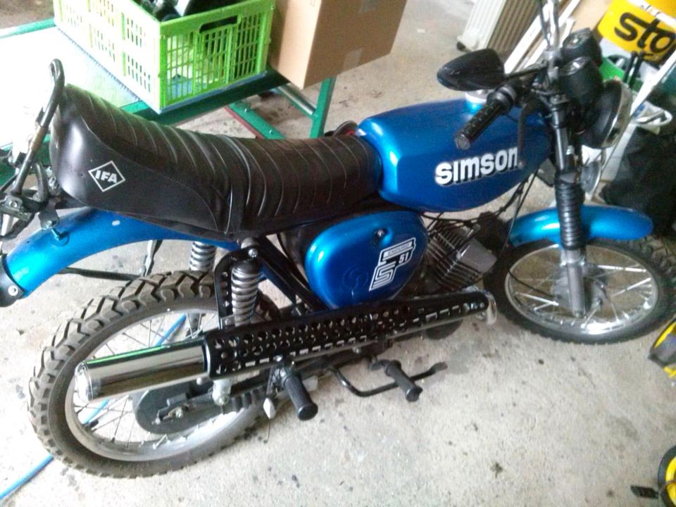 Simson S51 S50 Scheunenfund Ersatzteilspender in Gadebusch