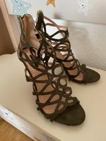 High Heel Sandalette / Pumps / Absatzschuhe - khaki Leipzig - Leipzig, Zentrum Vorschau
