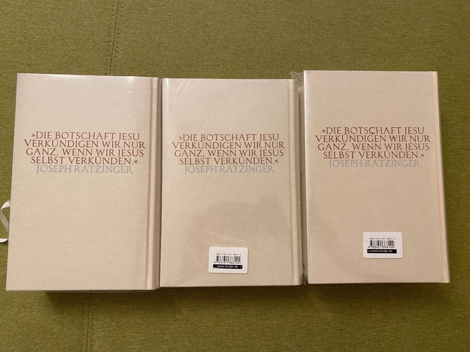 Joseph Ratzinger Gesammelte Schriften Predigten | 3 Bände |Neu | in Straubing