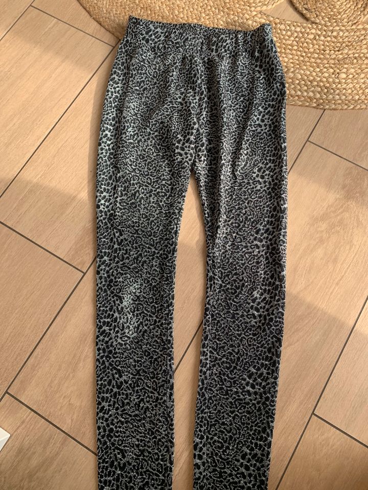 Sofie Schnorr Legging XS Silber schwarz Hose in Andernach