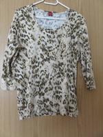 Shirt von Olsen Gr 44  in beige mit Tierprint Thüringen - Schleusingen Vorschau