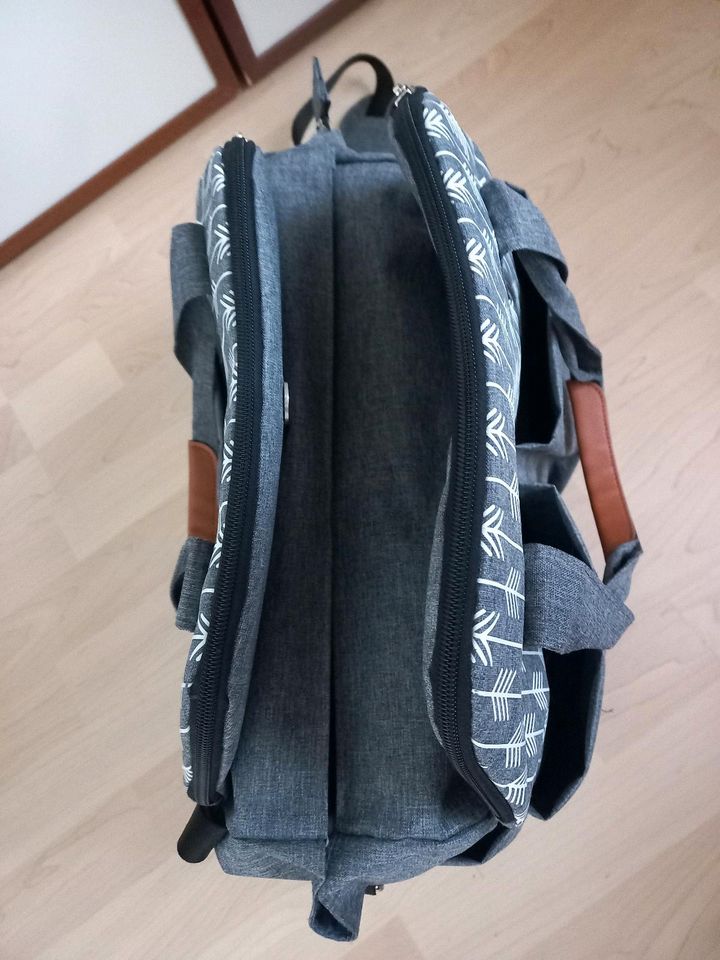 Wickeltasche LekeBaby grau top Zustand in Syrau