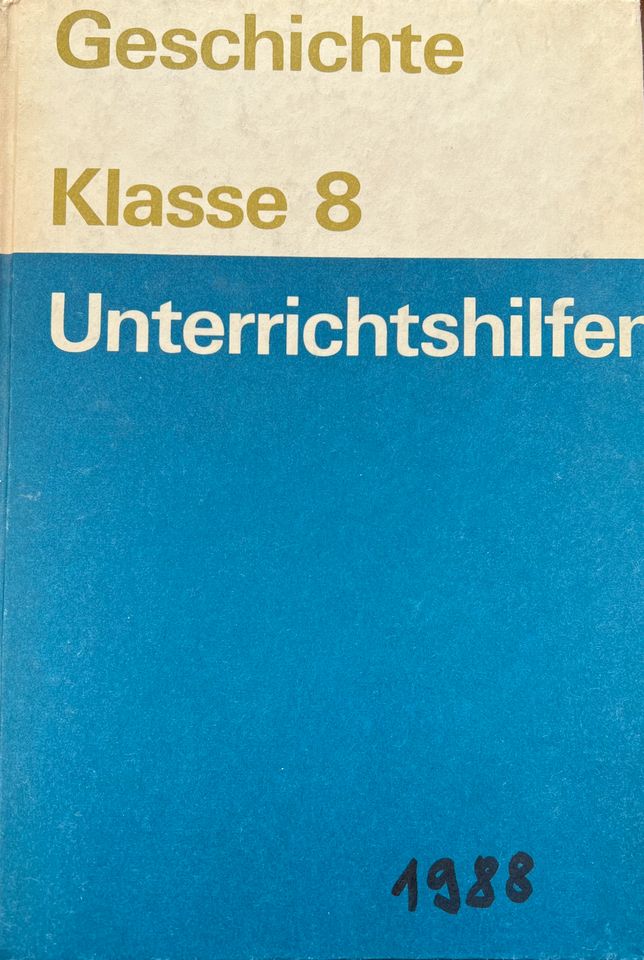 DDR-Lehrbücher und -Unterrichtshilfen Geschichte Klasse 5 bis 10 in Halle