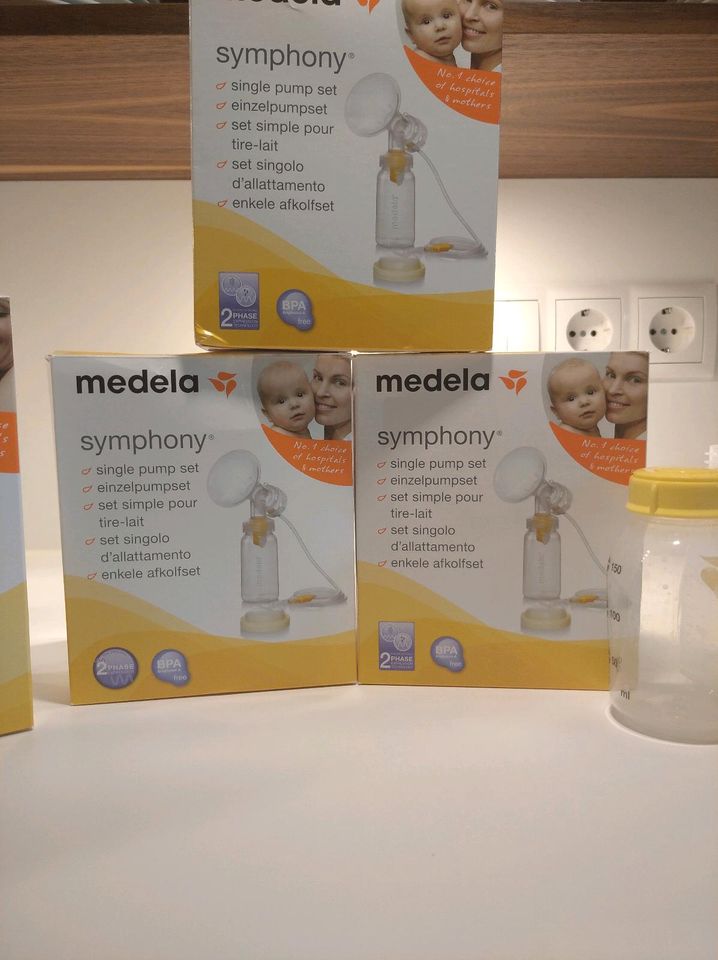 5x Medela Symphonie Milchpumpe Pumpset Pump Set  24cm in Worms