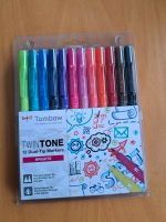 Tombow Twin Tone NEU 12 Dual-Tip Markers Brights Stifte ungeöffn Niedersachsen - Großenkneten Vorschau