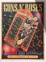 Guns N' Roses Official Event Poster Lithograph Hyde Park London Bielefeld - Bielefeld (Innenstadt) Vorschau