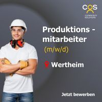 Produktionsmitarbeiter (m/w/d) Wertheim Baden-Württemberg - Wertheim Vorschau