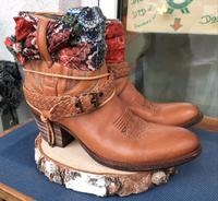 Sendra Stiefelette 40 cognac Leder Marburg - Wehrda Vorschau