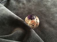 RING, AMETHYST-CABOCHON, 333|- GELBGOLD, DAMEN, GESCHENK Niedersachsen - Denkte Vorschau