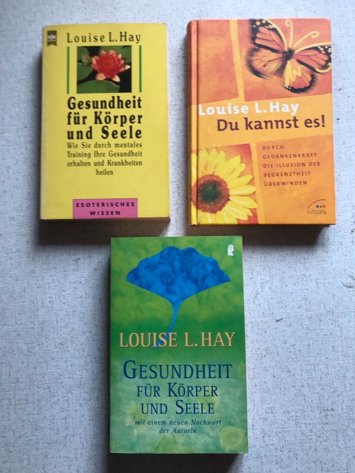 3 x Louise L. Hay Bücher in Randersacker
