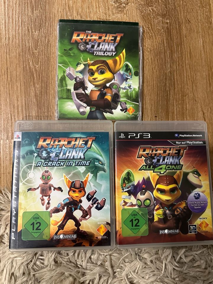 Ratchet & Clank Triolgy, All 4 One, A Crack in Time PlayStation 3 in Essen