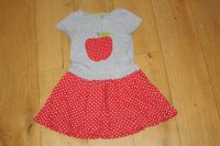 MINI BODEN Kleid Sommer kurzarm Apfel grau rot Gr. 110 / 4 - 5 J. Bayern - Lamerdingen Vorschau