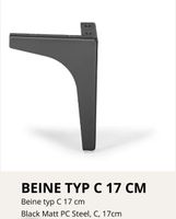 Sofacompany Metall Bein schwarz Metal TYP C 17 cm Sofabein Berlin - Mitte Vorschau