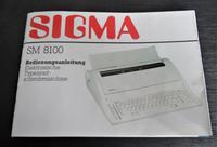 Elektronische Typenrad-Schreibmaschine v. SIGMA – SM 8100 Nordrhein-Westfalen - Rösrath Vorschau