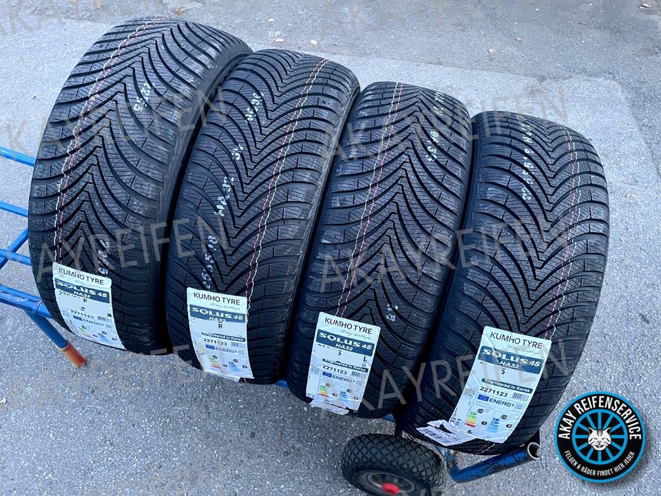 4x 225/55 R18 102V XL ➡️ KUMHO Solus 4S HA32 ➡️ Allwetterreifen Ganzjahresreifen Reifen ➡️ Chevrolet Captiva Dacia Duster Hyundai Jeep Kia Nissan Mitsubishi Opel Grandland M+S Allwetter Ganzjahres NEU in Melle